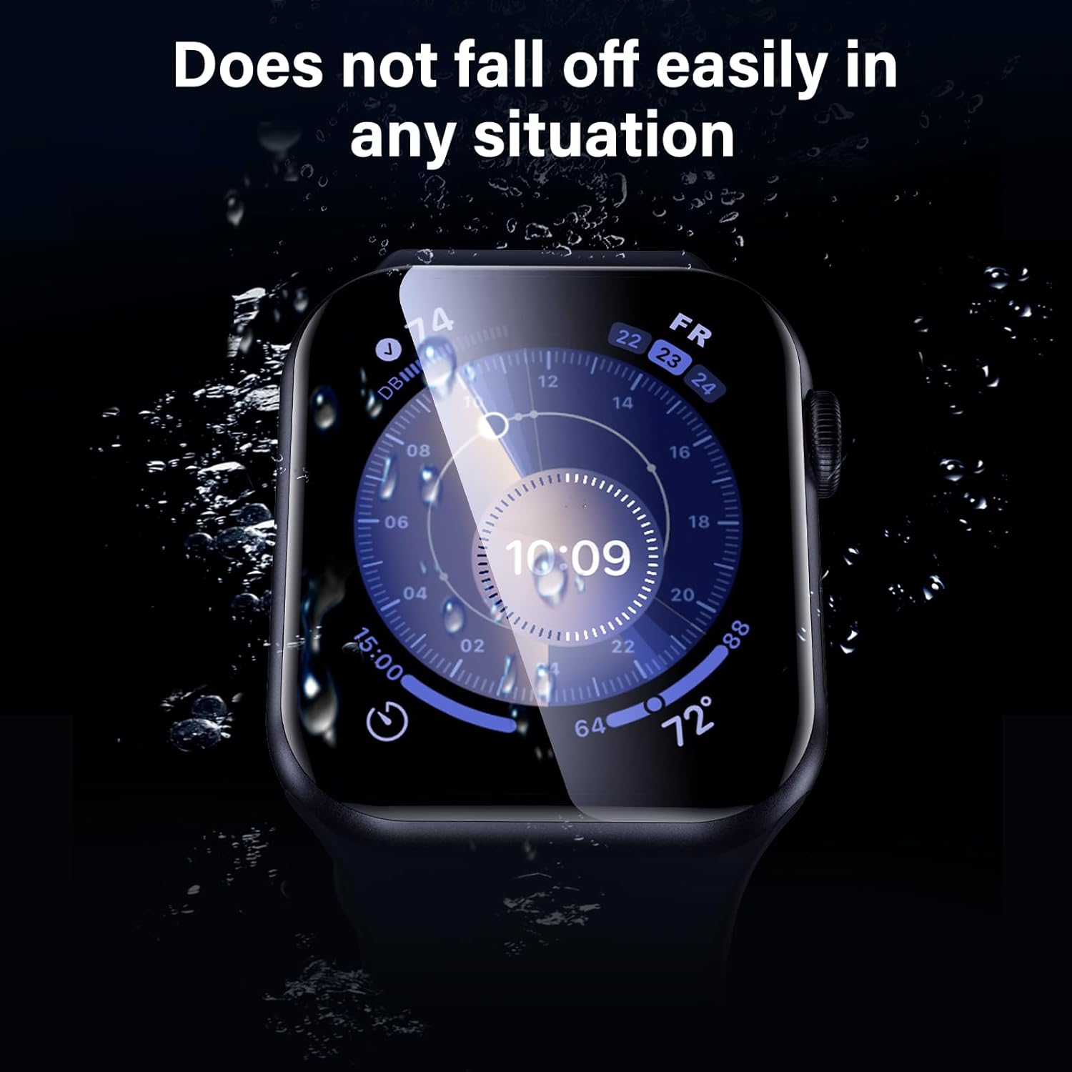 Thumbnail 6 de UniqueMe Apple Watch 45mm screen protector 2 pack