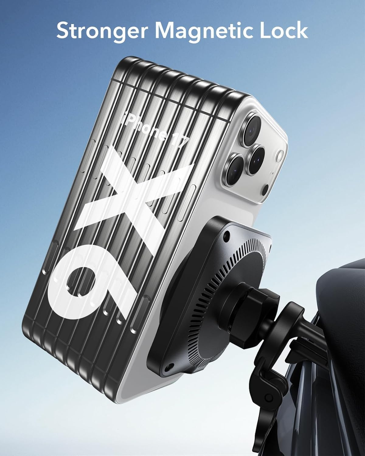 Detalle 2 de ESR CryoBoost 15W MagSafe Car Mount Charger