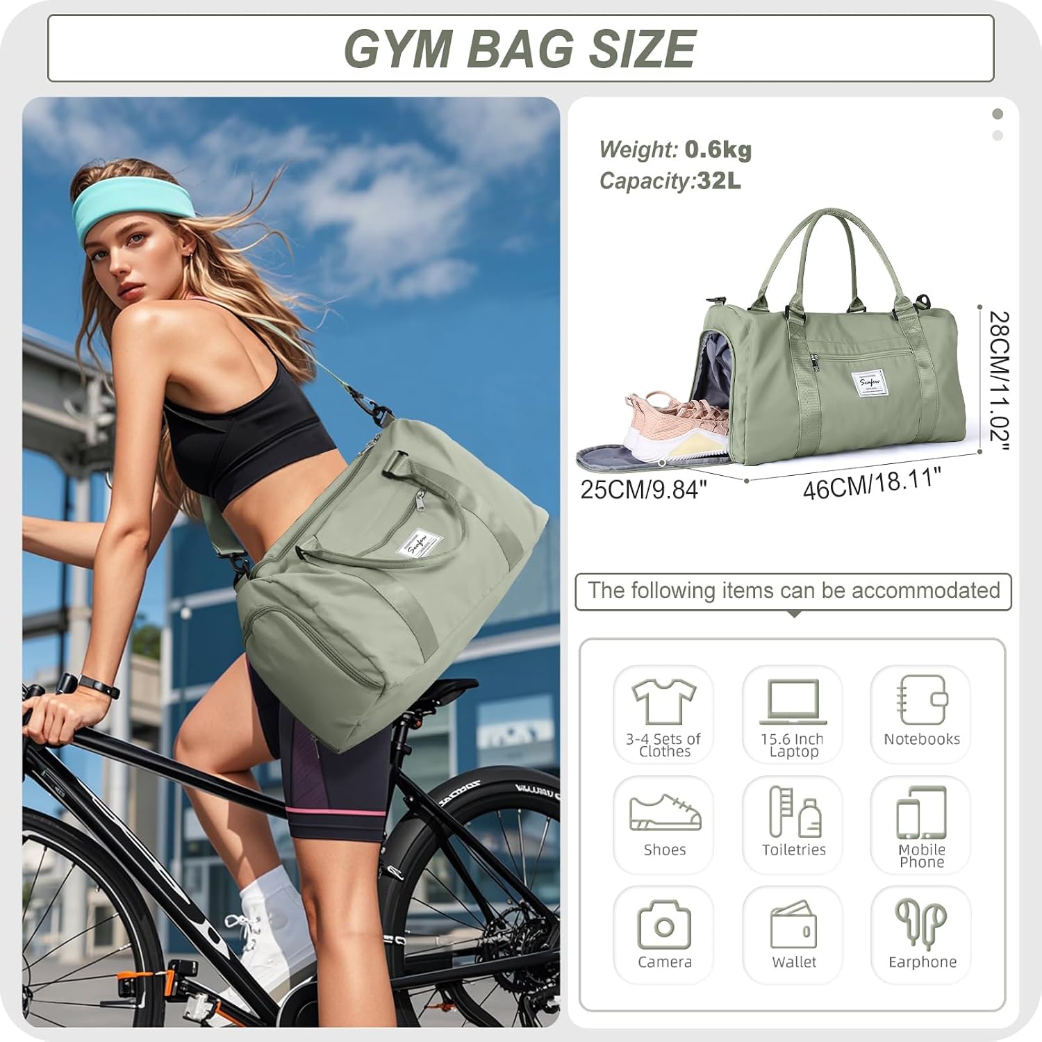 Detalle 2 de HYC00 Gym Bag 32L