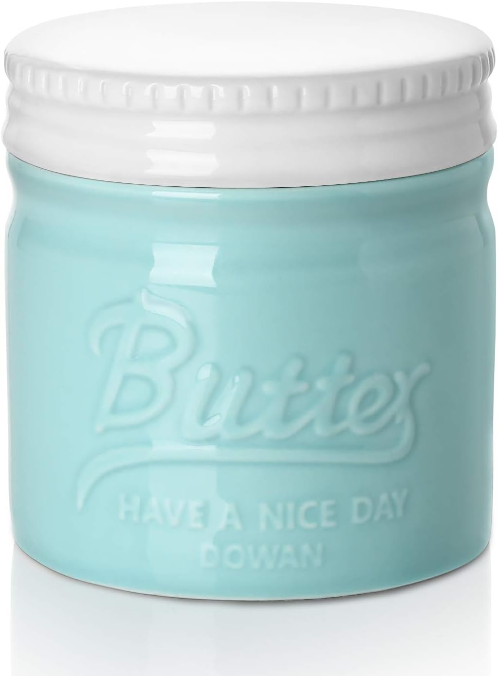 Detalle de DOWAN Butter Keeper Crock mantequera 1,5 barras