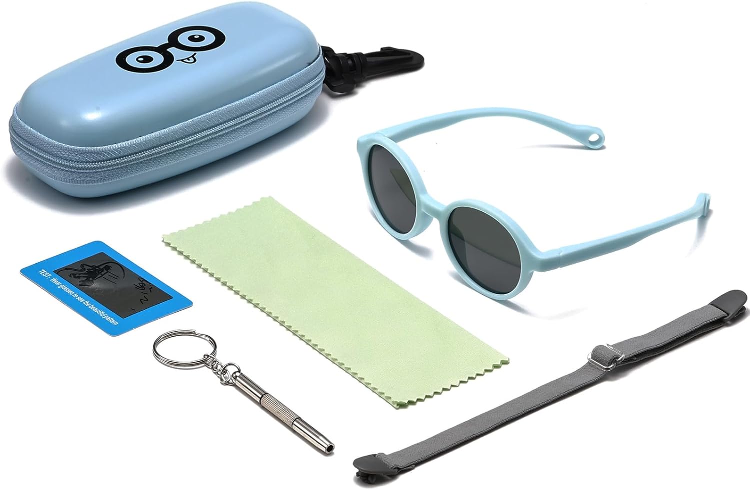 Thumbnail 5 de Musivon occhiali da sole per bambini 0-2,5 anni polarizzati con cinghia regolabile