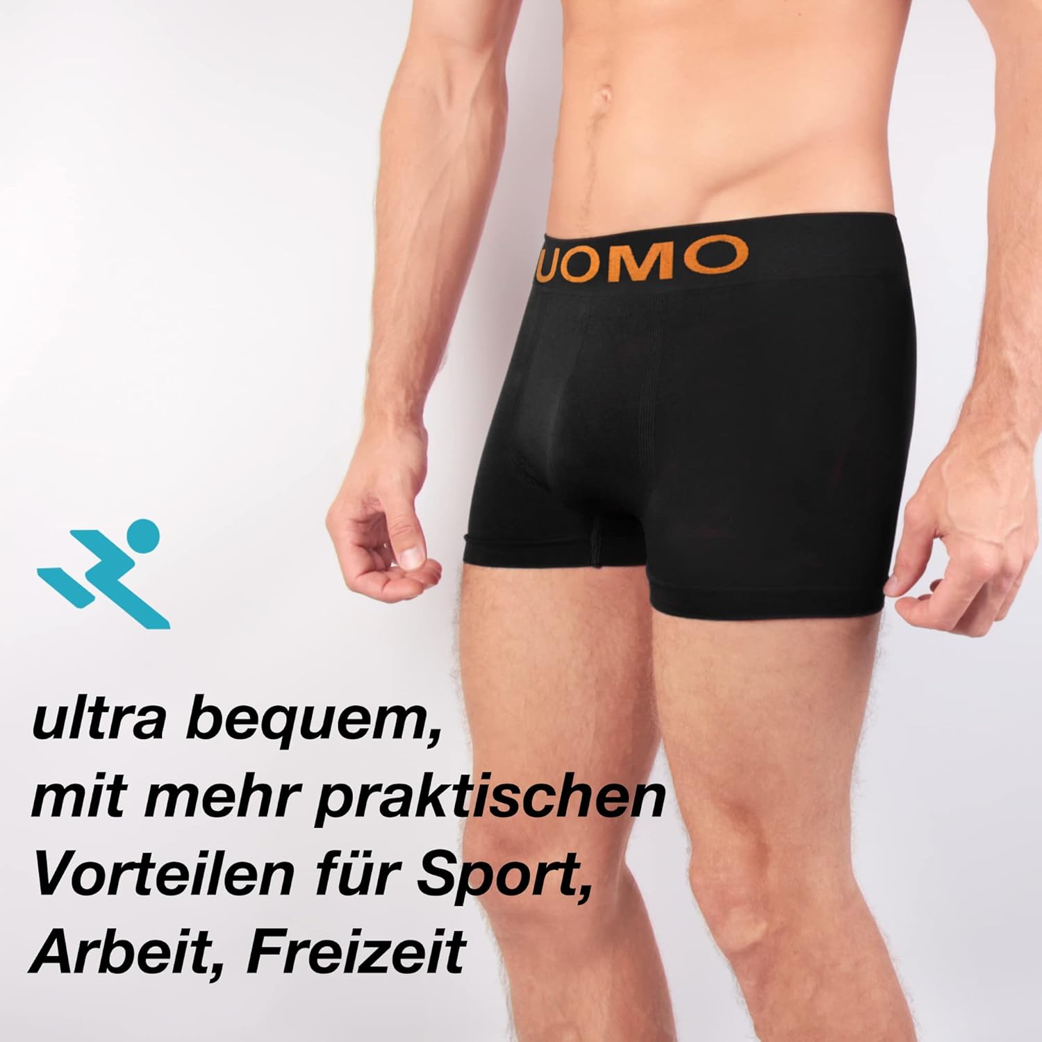 Thumbnail 3 de L&K 10er Pack Herren Retroshorts Boxershorts aus Mikrofaser (10 Modelle) – 1209