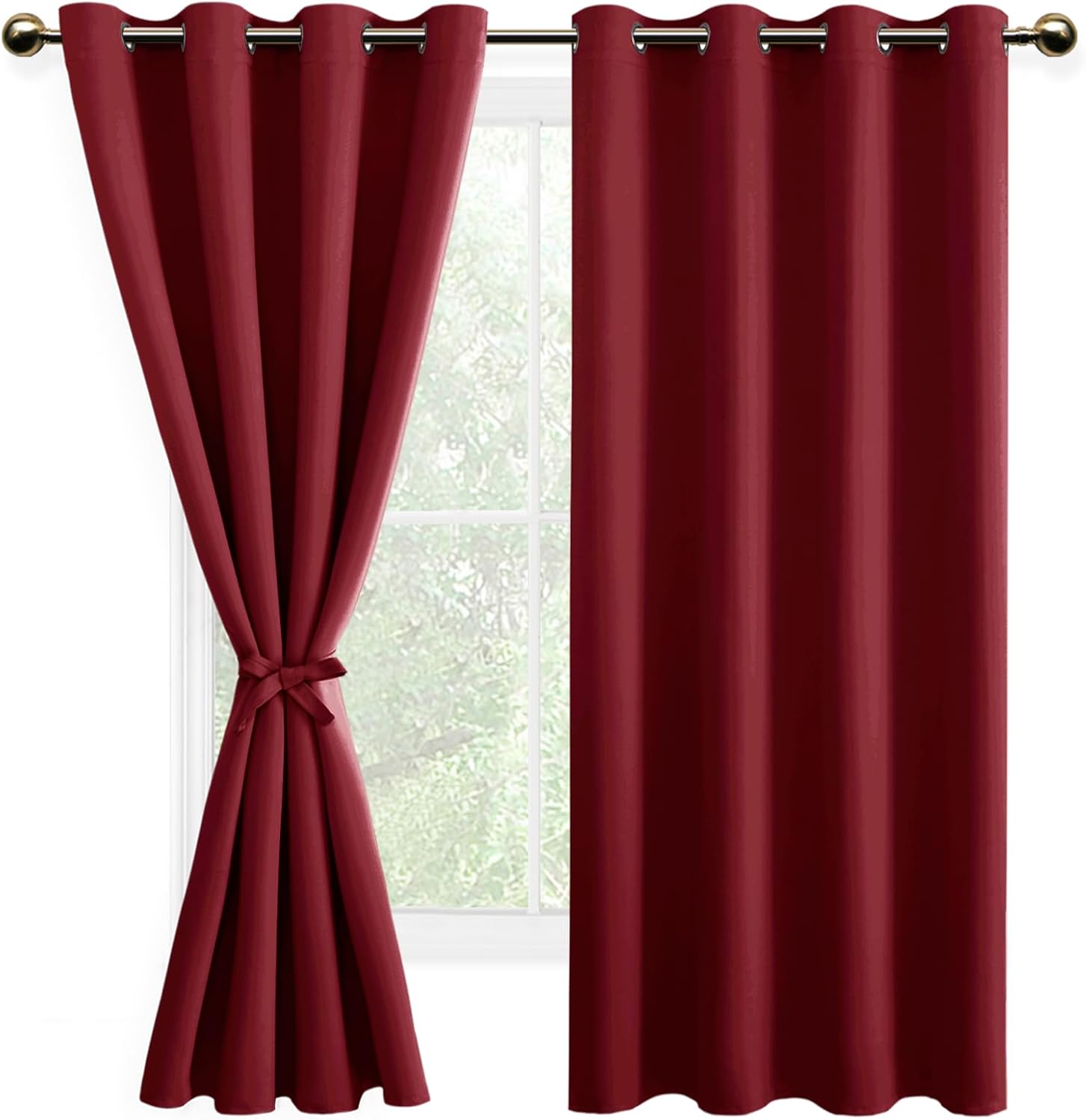Thumbnail 6 de DWCN Pink Blackout Curtains 66" x 54" 🏠
