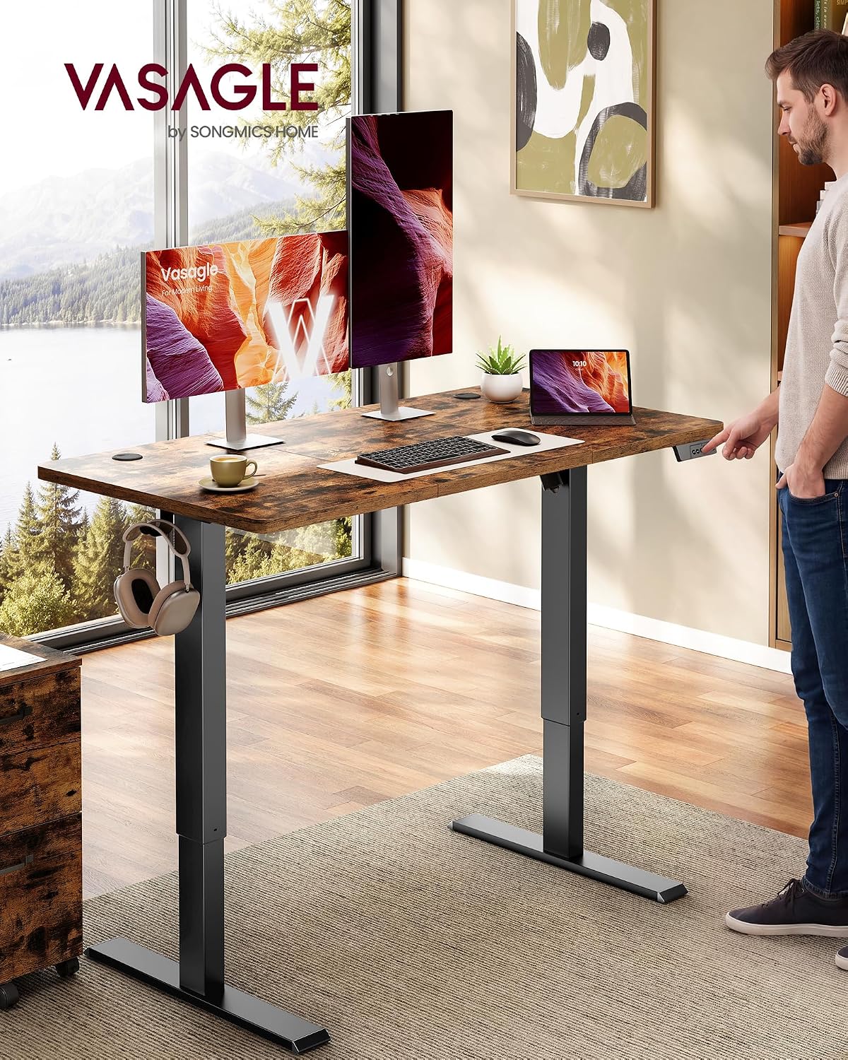 Detalle de VASAGLE Electric Standing Desk, 48 x 24 Inches