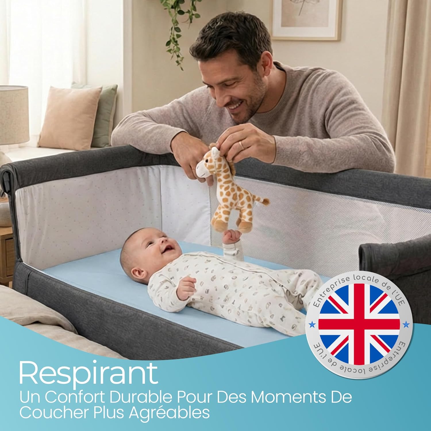 Thumbnail 6 de Drap Housse Cododo 50 x 90 cm Lot de 2 – 100% coton bio, respirant et doux | Comfier Sleep