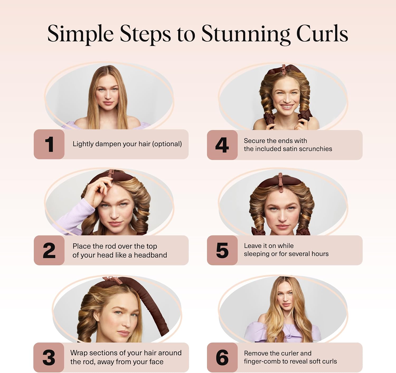 Thumbnail 6 de Kitsch Satin XL Jumbo Heatless Curling Set — Heatless curler 🍷