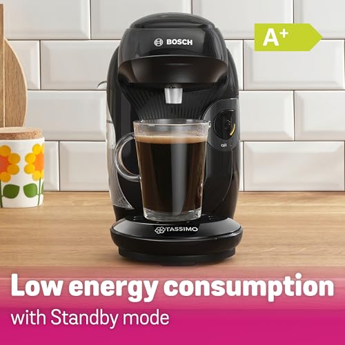Thumbnail 4 de Tassimo by Bosch Happy Friendly Pod Coffee Machine TAS102EGBC, Black