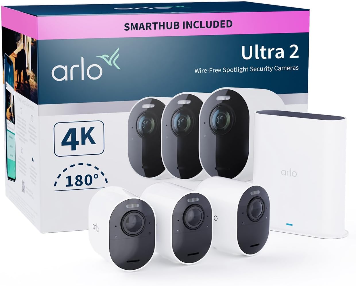 Detalle de Arlo SmartHub Add-On Unit with MicroSD — Local Storage and Extended Battery Life for Pro 3 to Ultra 2