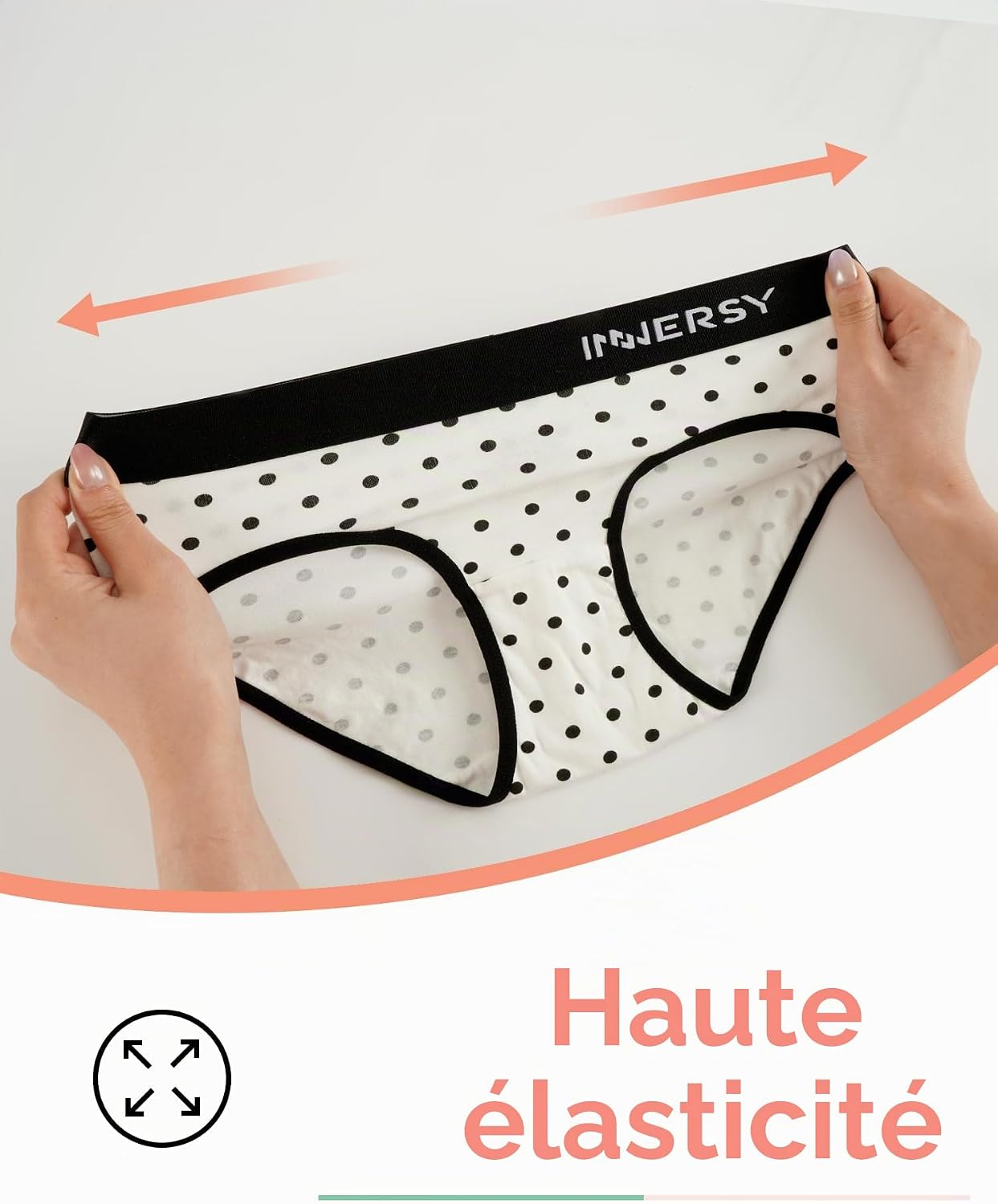 Thumbnail 2 de INNERSY set van 6 katoenen slips voor tieners en meisjes