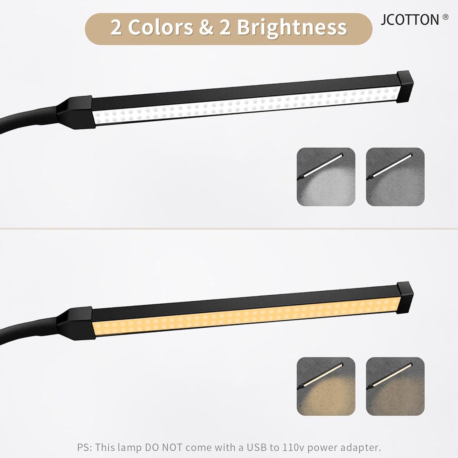 Thumbnail 3 de JCOTTON LED Floor Lamp: 3-in-1 Lash Light for Beauty & Home Use
