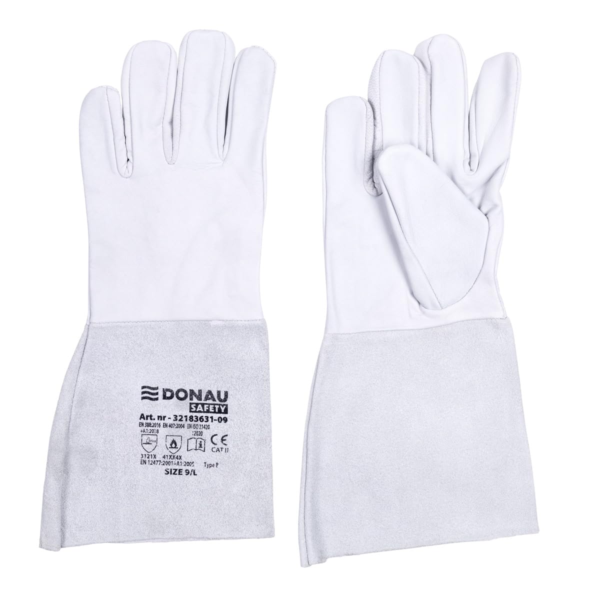 Detalle 2 de DONAU SAFETY 32183631-10 – rękawice TIG ze skóry koziej, rozmiar 10