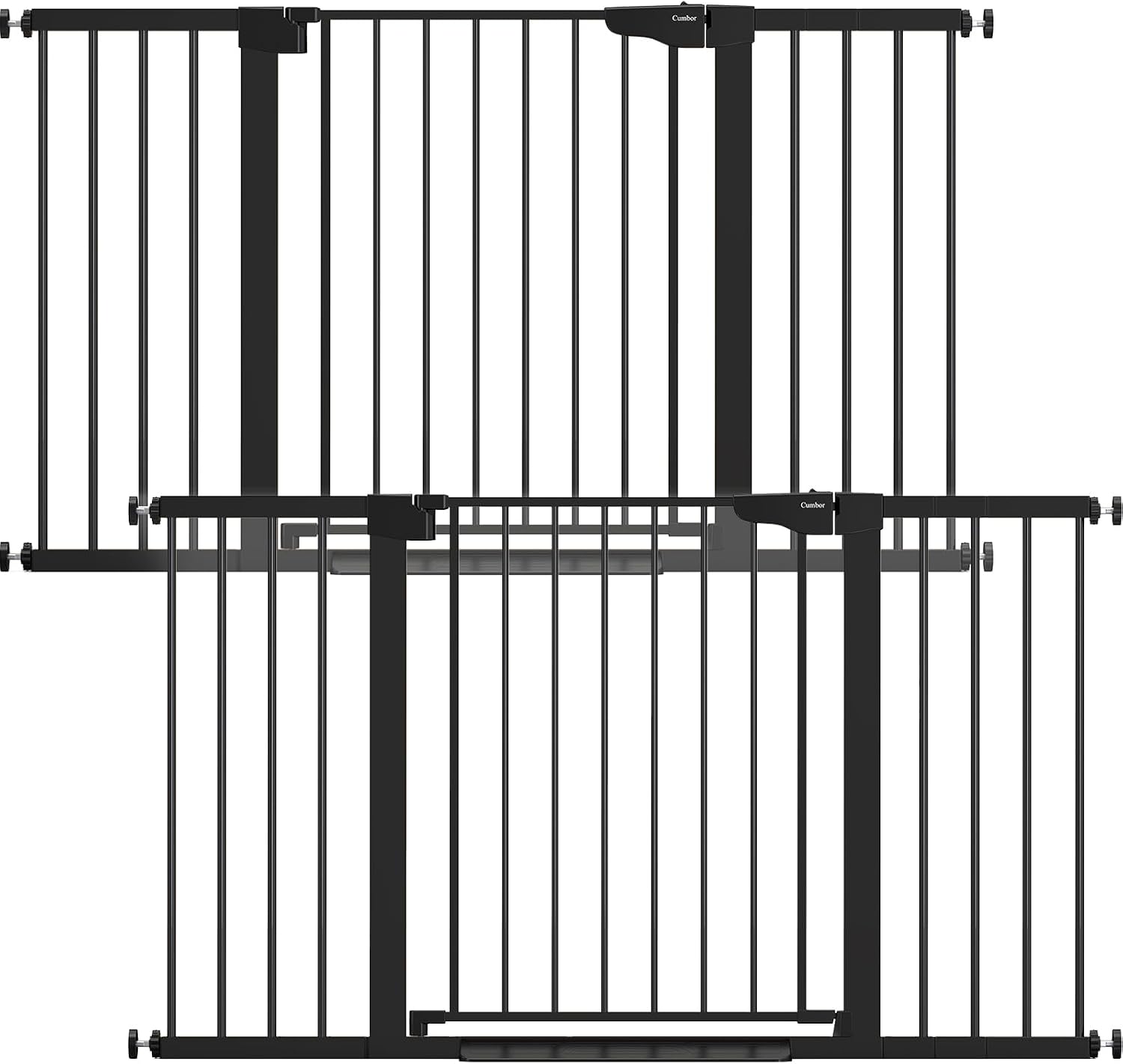 Detalle de Cumbor S7V2 Baby Gate 2-Pack, 30–54-Inch Wide, Auto-Close