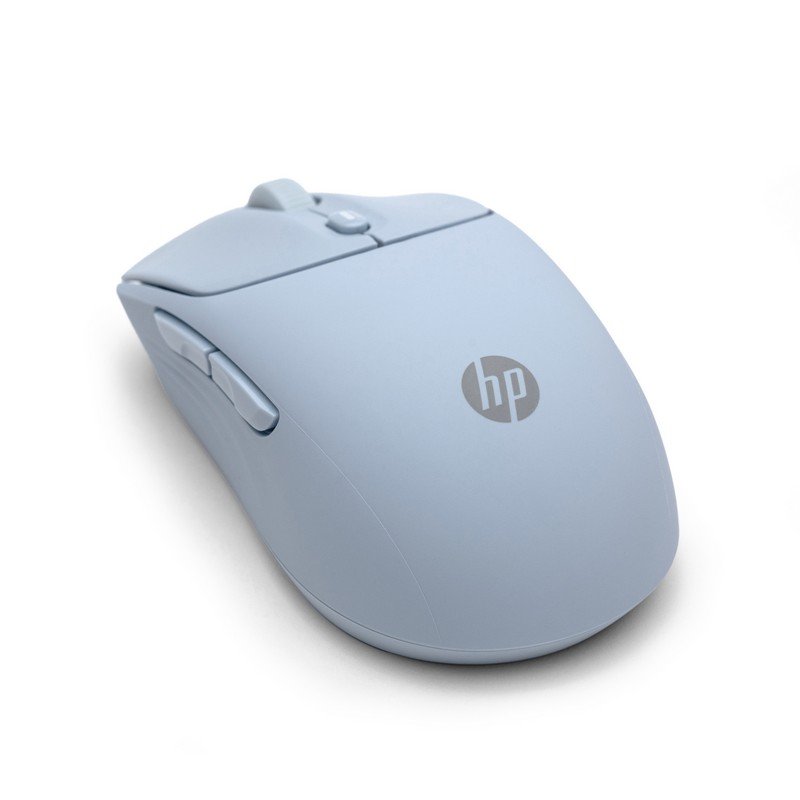 Detalle 2 de HP 400 Inalámbrico Silent: ratón 6000 DPI, Bluetooth/USB 2.4 GHz, silicona azul