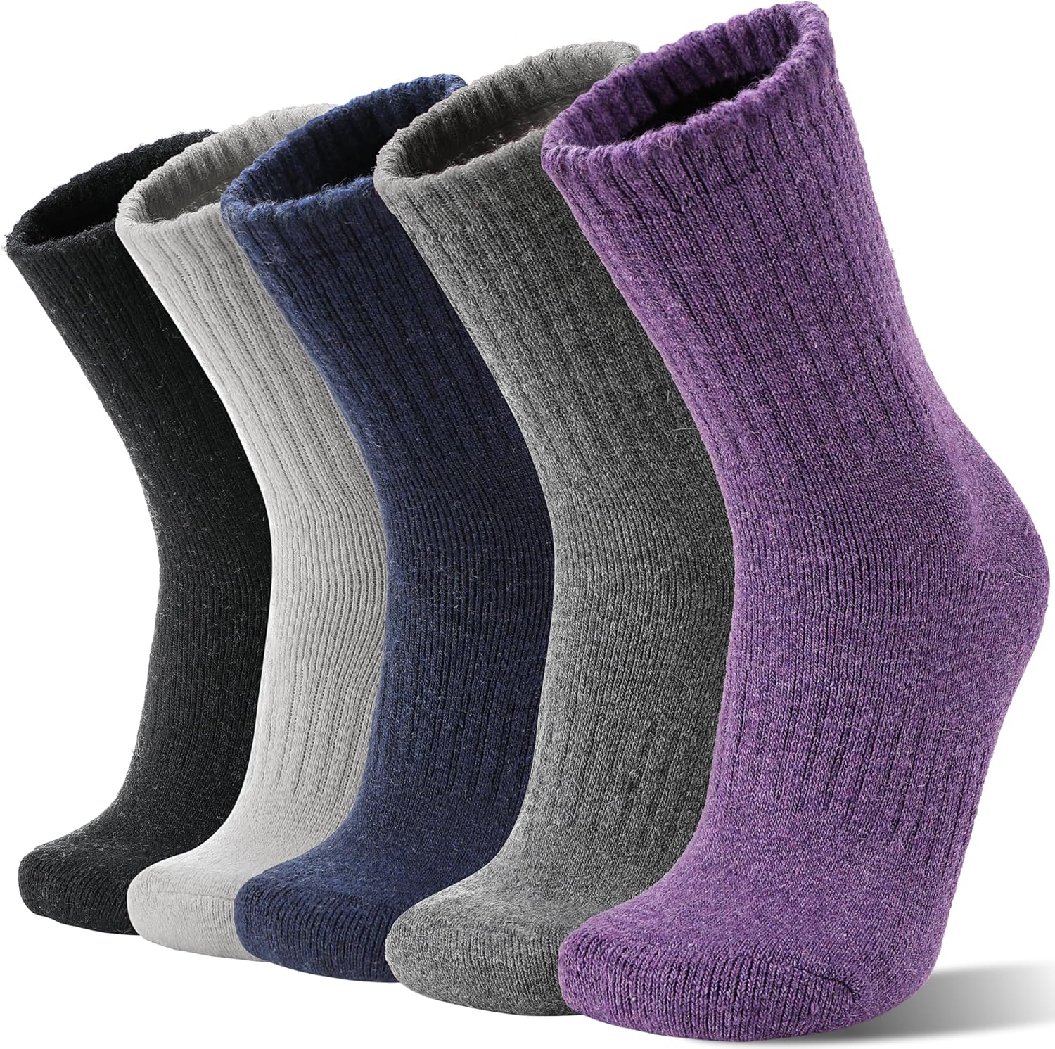 Detalle de Sandsuced Womens Merino Wool Thermal Socks 5 pairs