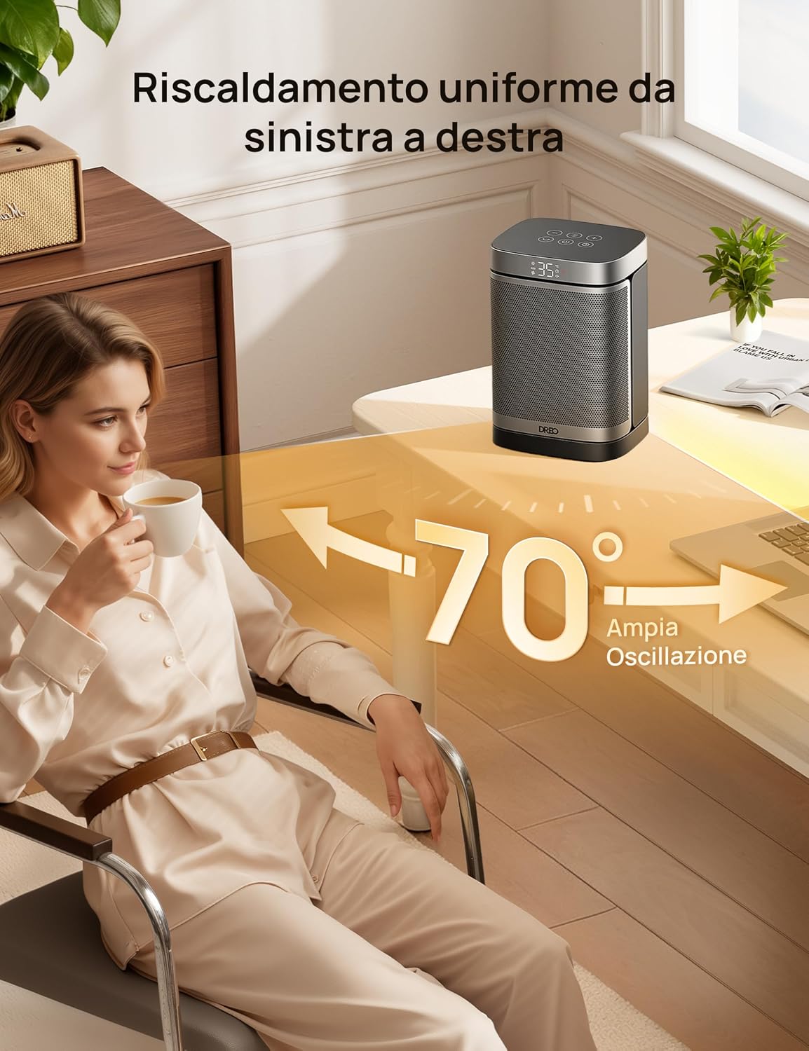 Thumbnail 6 de Dreo Riscaldatore intelligente per ambiente 70°