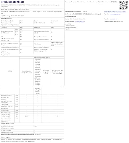 Thumbnail 8 de Cata VI 54024 X vinoteca 28 botellas, 60 cm