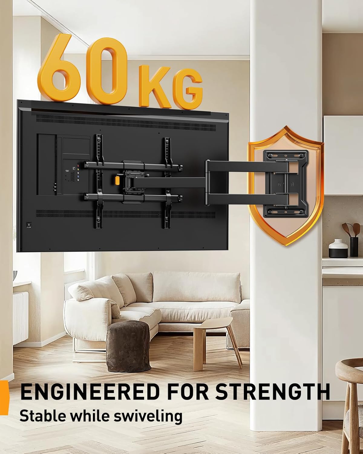 Thumbnail 4 de Perlegear PGMF24B 700 mm TV wall bracket