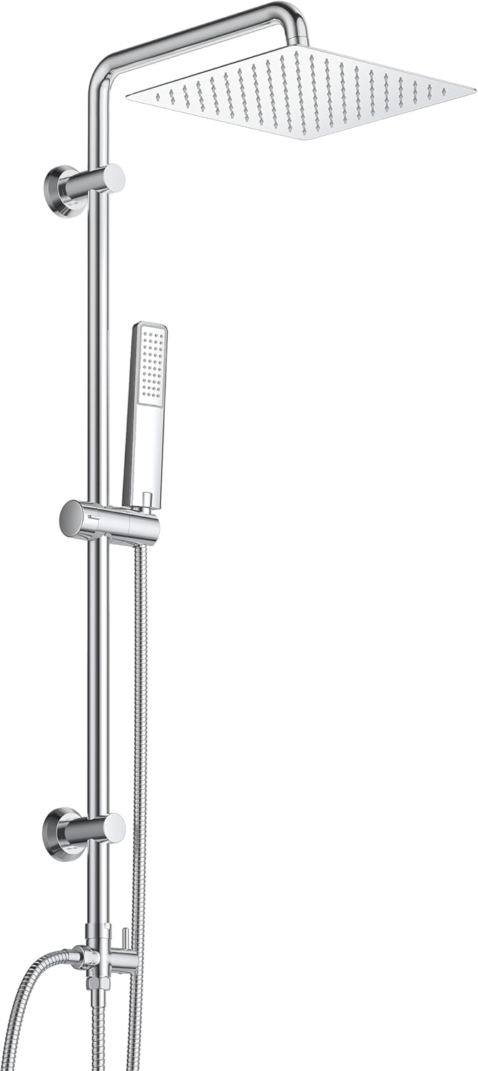 Görbach Colonna Doccia Acciaio Inox 20x20