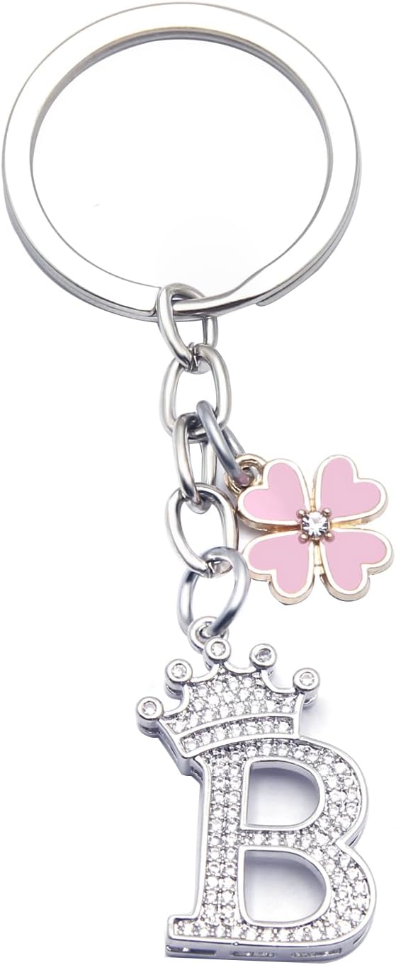 Thumbnail 6 de GUOYU Portachiavi con Lettera Iniziale in Argento – Portachiavi personalize lettera per regalo