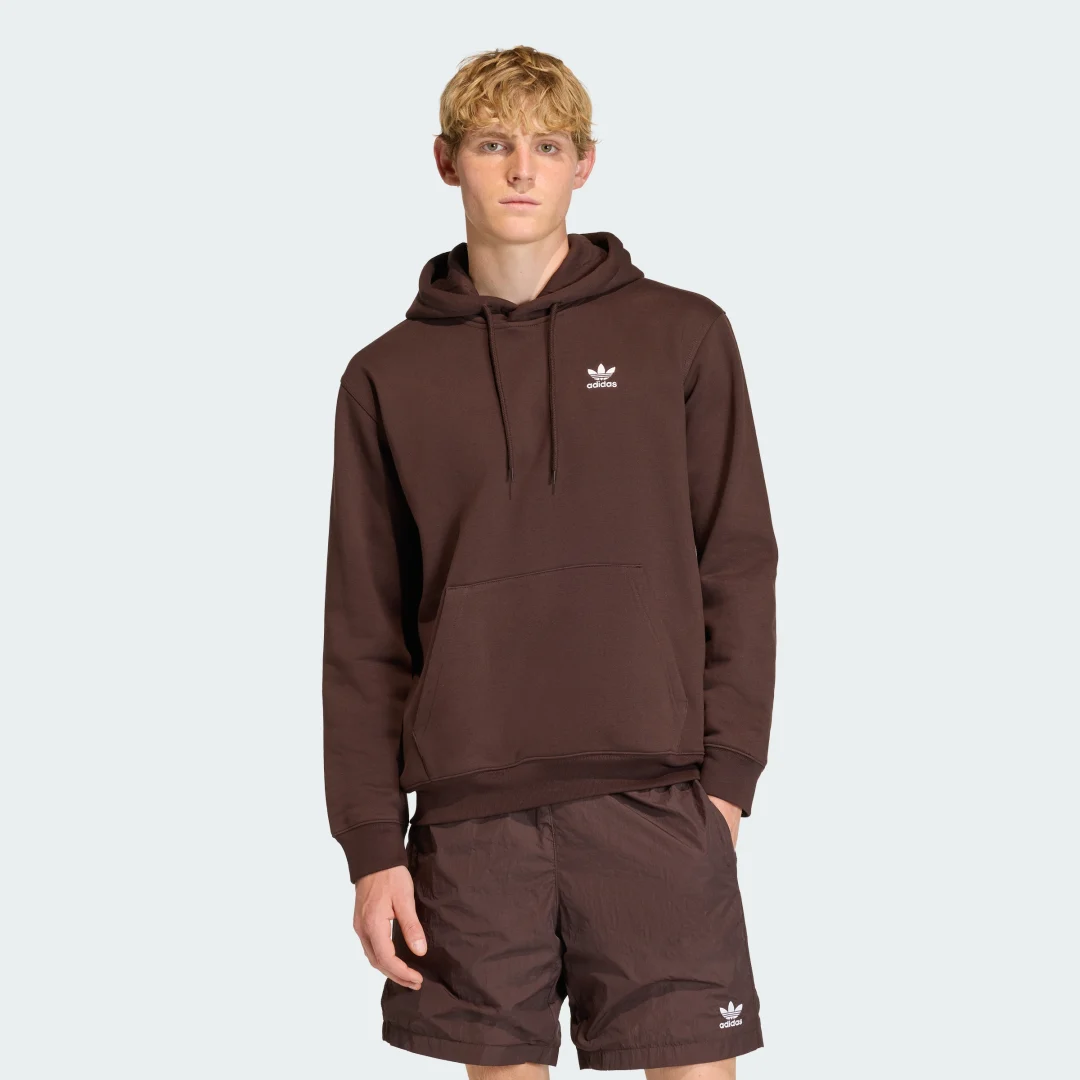 Detalle de Sudadera holgada con capucha Trefoil Essentials de Adidas