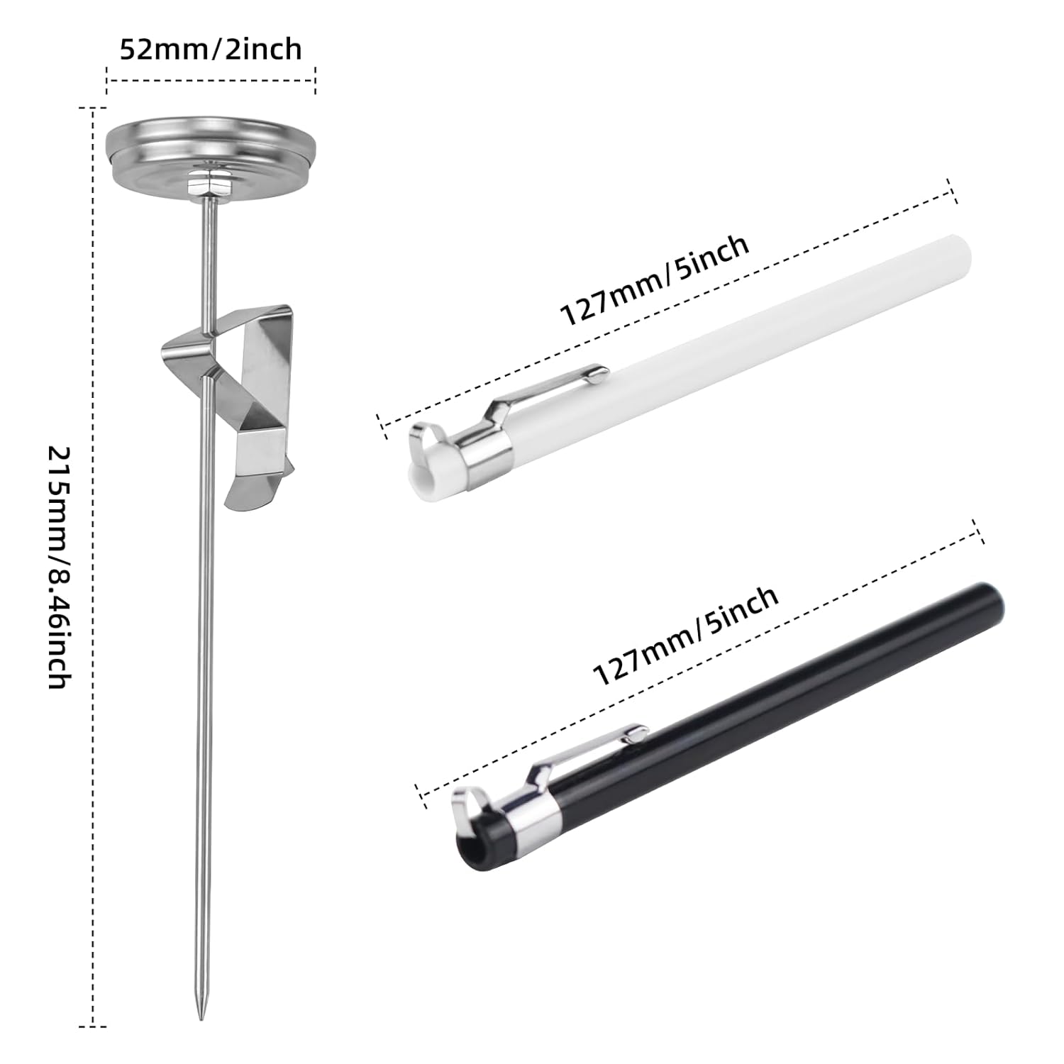 Thumbnail 1 de Milch Thermometer Edelstahl 0–200℃