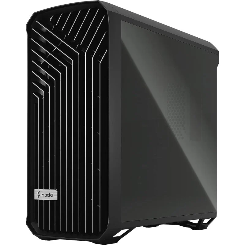 Detalle de Fractal Design Torrent TG Light Tint ATX con Cristal Templado 3.2 Negra: máxima refrigeración con cinco ventiladores incluidos
