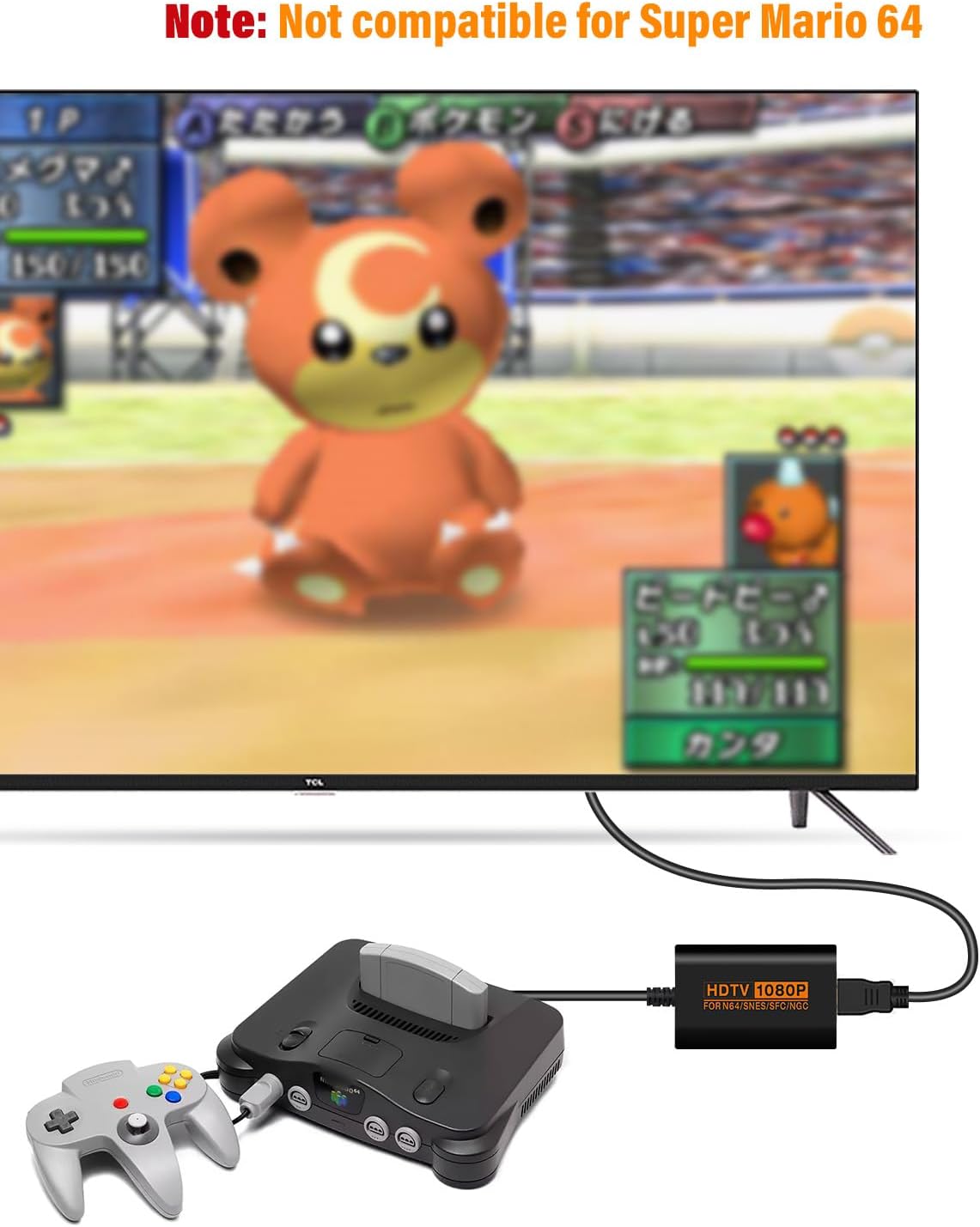 Thumbnail 4 de Sehawei N64 HDMI Konverter 1080P