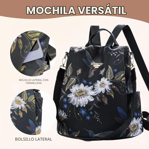 Detalle de Mochila Antirrobo para Mujer, 8864-UU de shepretty