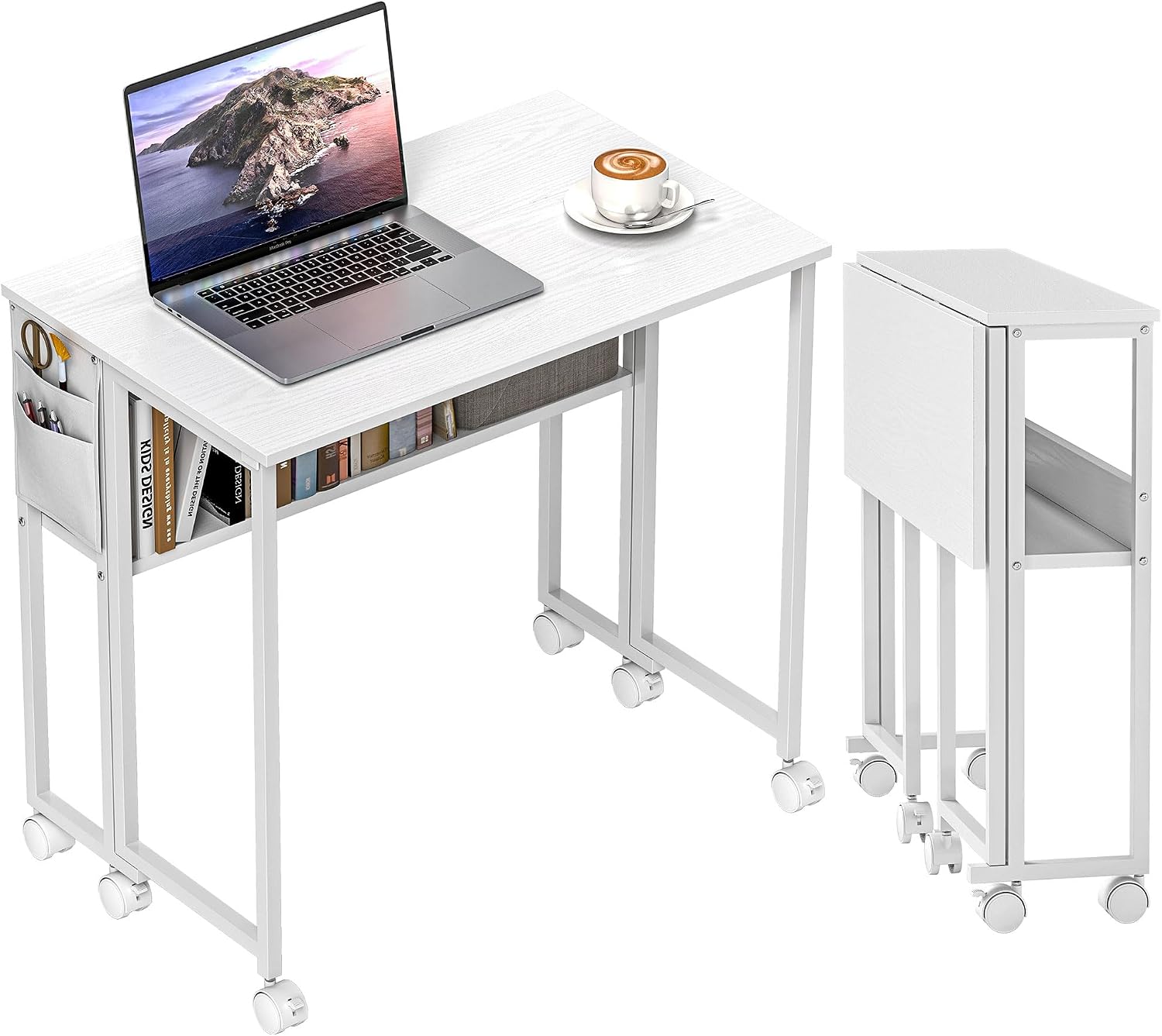 Detalle de Bureau pliant 80 x 50 cm HOMCOM