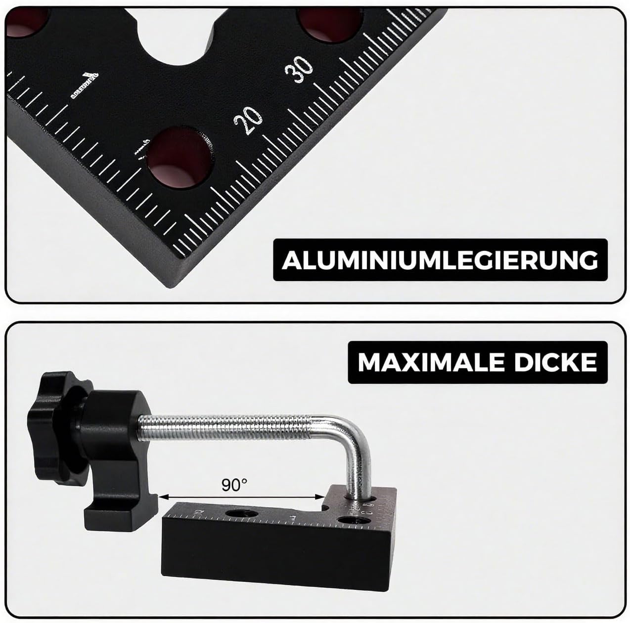 Thumbnail 3 de Winkelspanner 90° Positionierklemme 140 mm