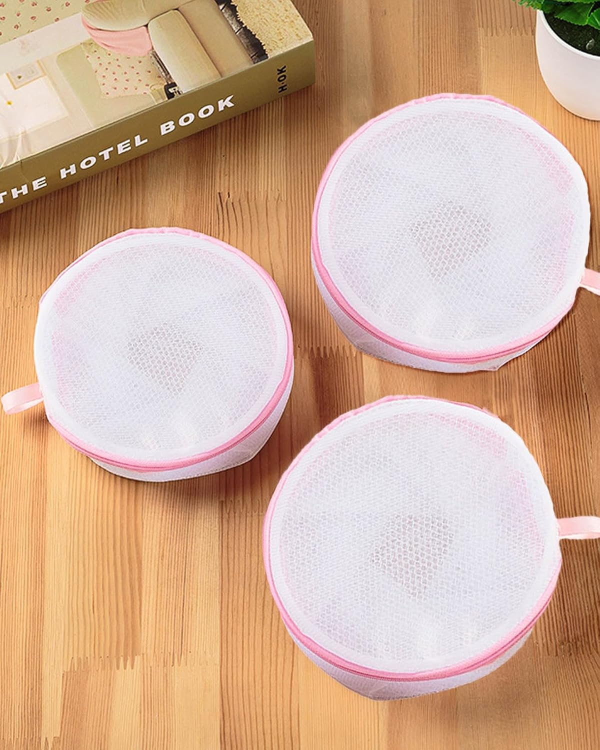 Thumbnail 6 de Dmjia 3-Piece Bra Washing Machine Bag Set, Polyester Mesh and Protective Zip