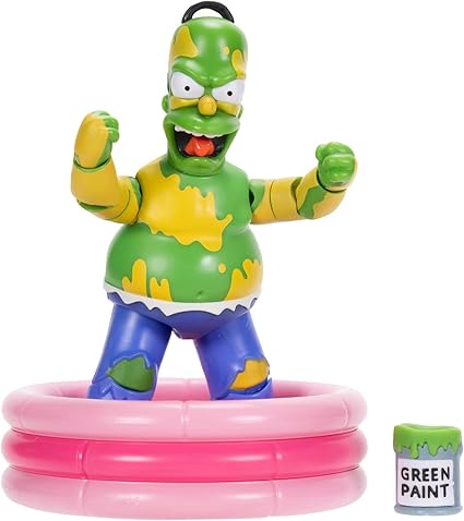 Detalle de Los Simpsons - Figura Hommer Enfadado Articulada de 13 cm