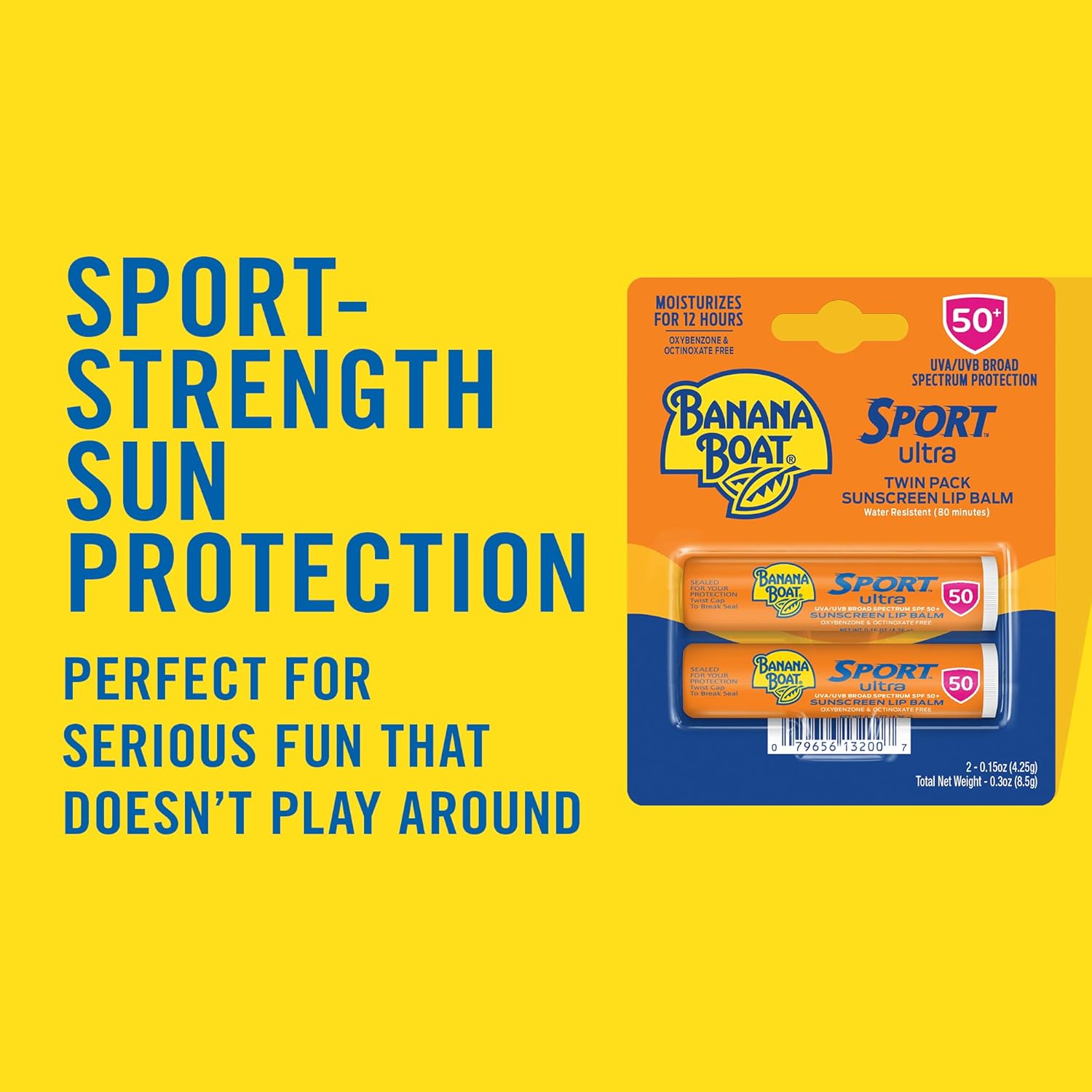Thumbnail 2 de Banana Boat Sport Ultra SPF 50 Lip Sunscreen Twin Pack (SPF 50 Lip Balm, Oxybenzone-Free)