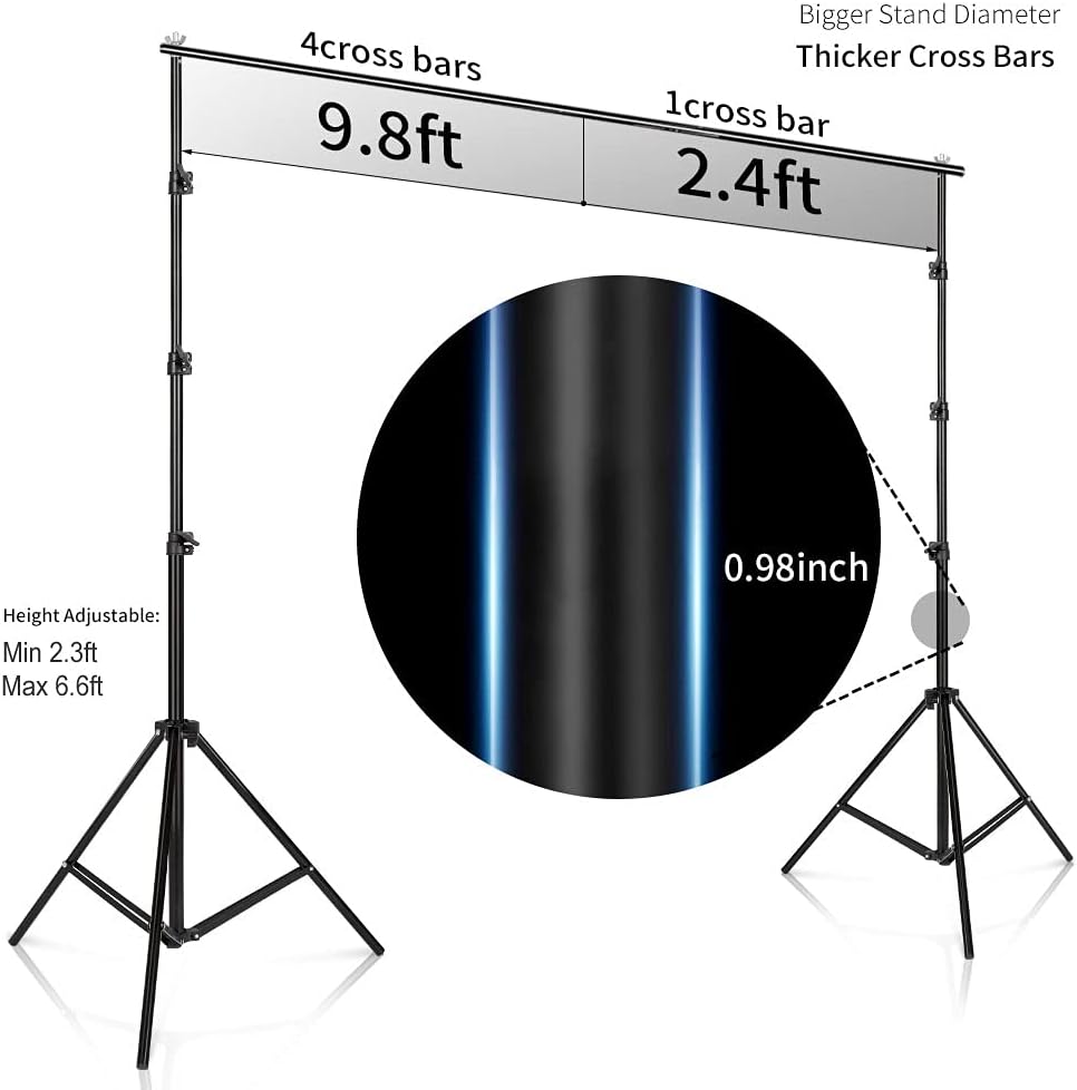 Thumbnail 1 de YISITONG Backdrop Stand Kit 3m x 2m 🎥