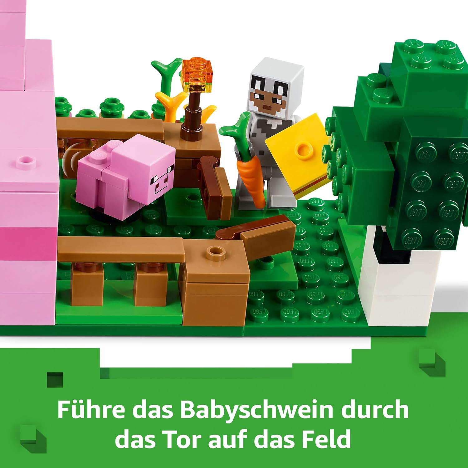 Thumbnail 3 de LEGO Minecraft Das Babyschwein-Haus (21268) – Interaktives Spielset für Minecraft-Fans ab 7 Jahren
