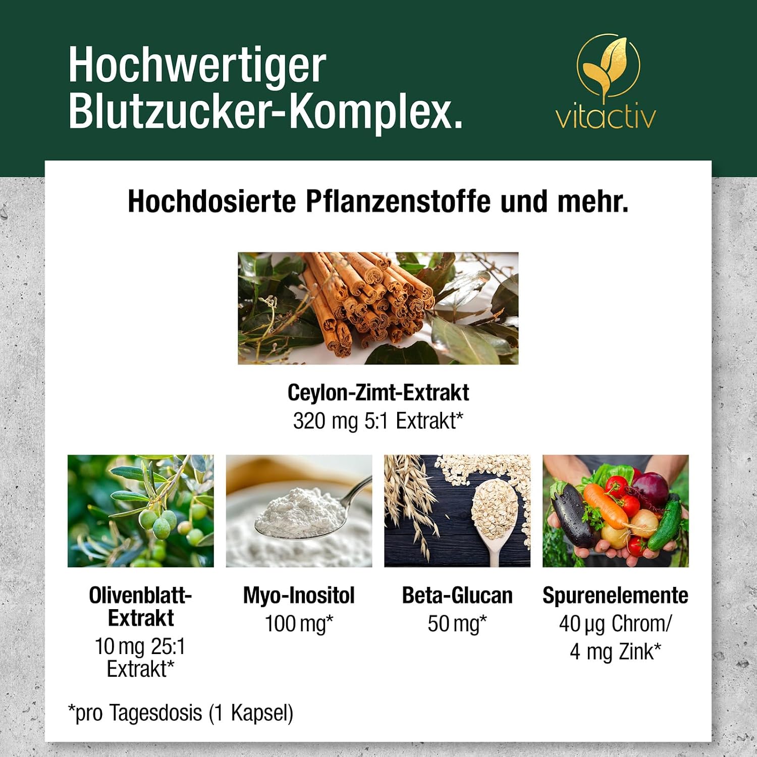 Thumbnail 2 de VITACTIV Blutzucker Kapseln 90 Stück