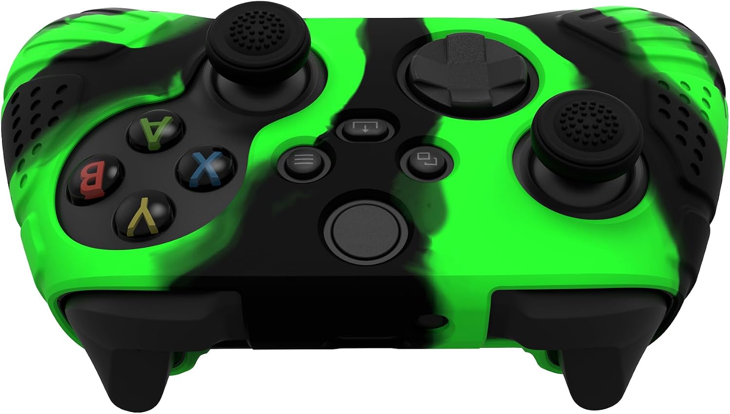 Thumbnail 5 de eXtremeRate PlayVital Guardian Edition Silicone Case for Xbox Series S/X Controller (Green/Black)