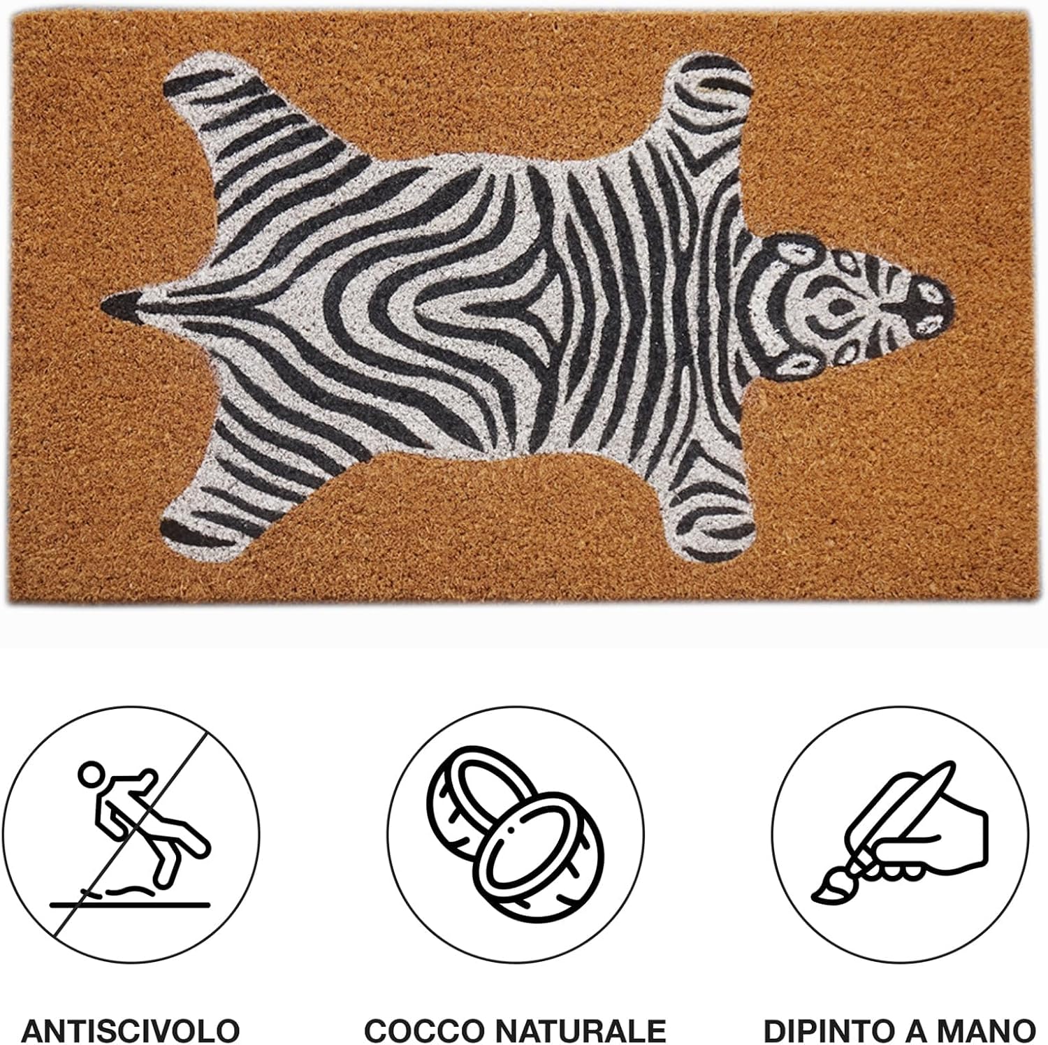 Detalle 2 de Baroni Home Zerbino Cocco 70x40 cm