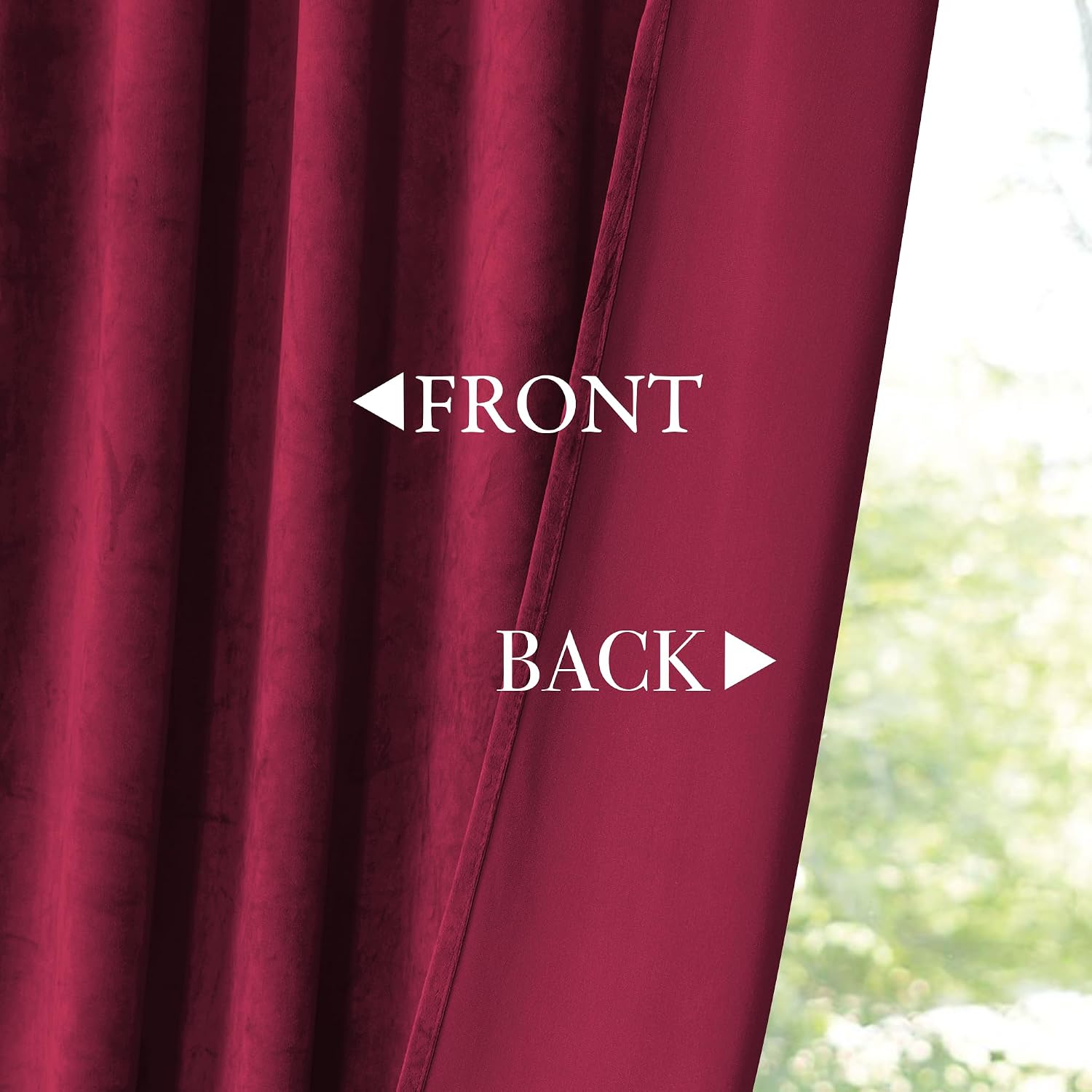 Thumbnail 5 de KGORGE Velvet Curtains 120-inch Length