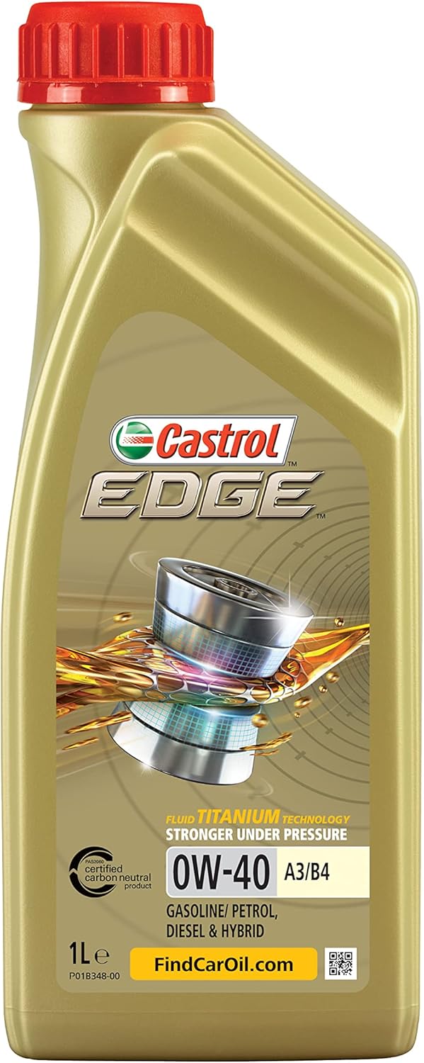Detalle de Castrol EDGE 0W-40 A3/B4, 5L – huile moteur adaptée à vos VW et BMW