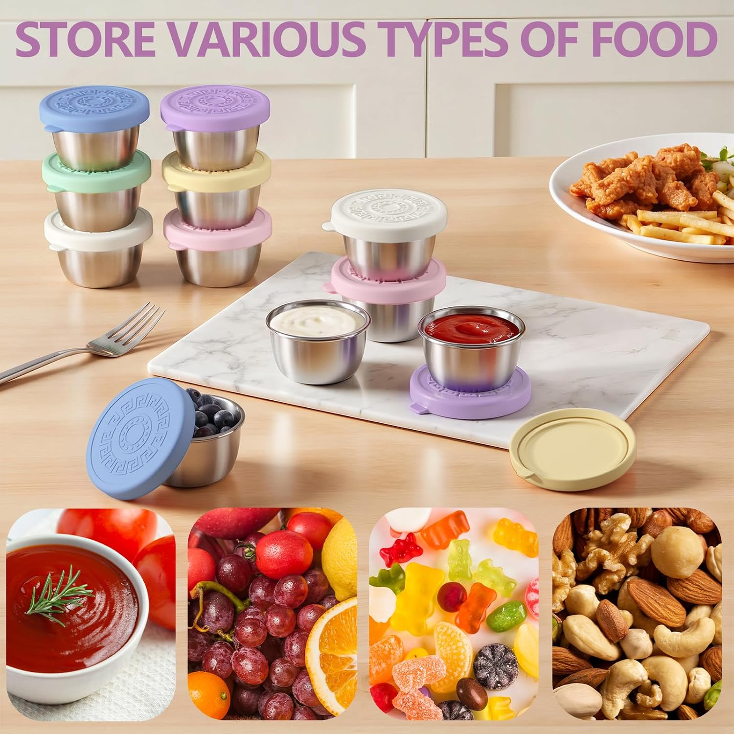 Detalle 2 de PUPILLEMON Sauce Containers 1.6 oz
