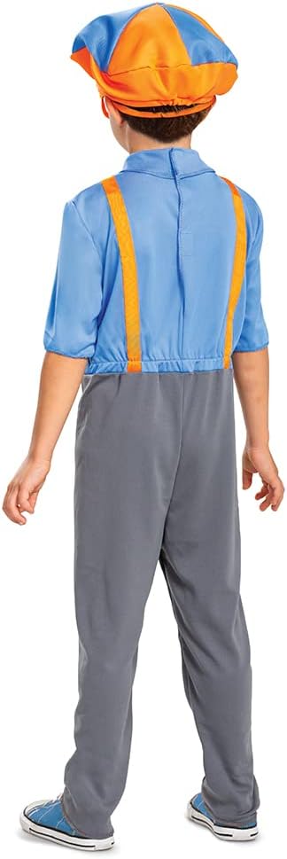 Detalle 2 de Disguise Blippi Costume for Kids, Classic Toddler Large (4–6)