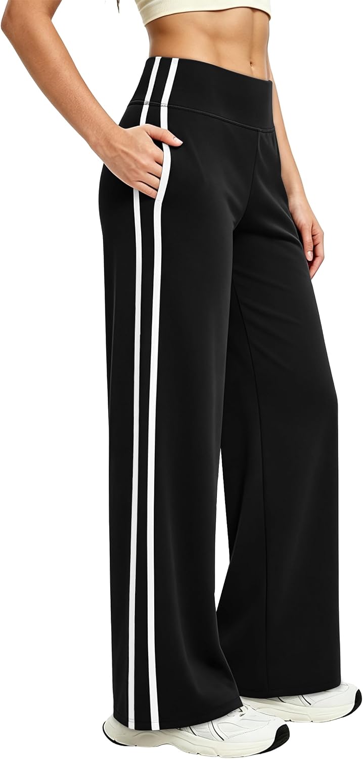 Detalle de Alaroo Women's Wide-Leg Pants, High Waist