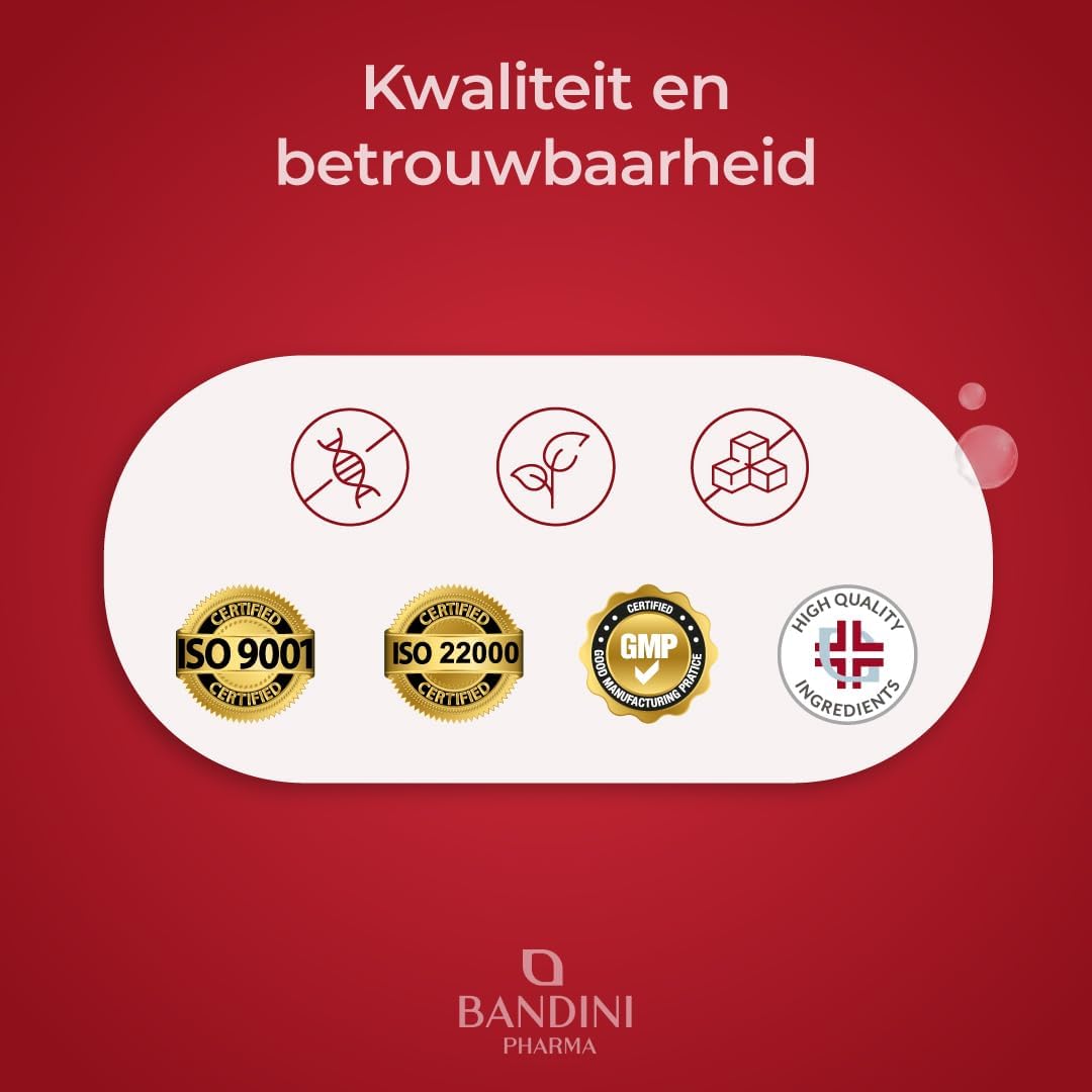 Thumbnail 6 de BANDINI Vitamine B-complex, 180 veganistische tabletten met Quatrefolic®