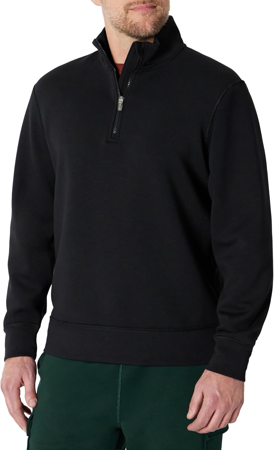 Thumbnail 6 de Amazon Essentials Men’s Active Sweat Quarter-Zip Relaxed-Fit Pullover