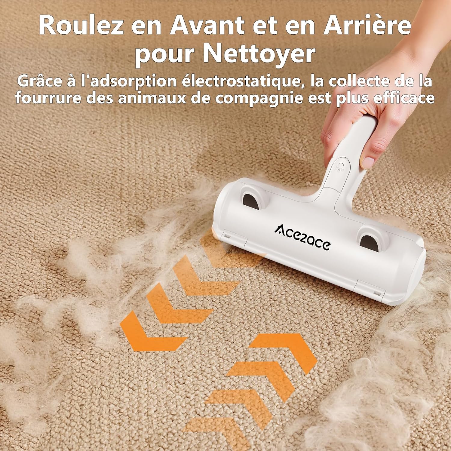 Thumbnail 2 de ACE2ACE Brosse anti-poils pour animaux