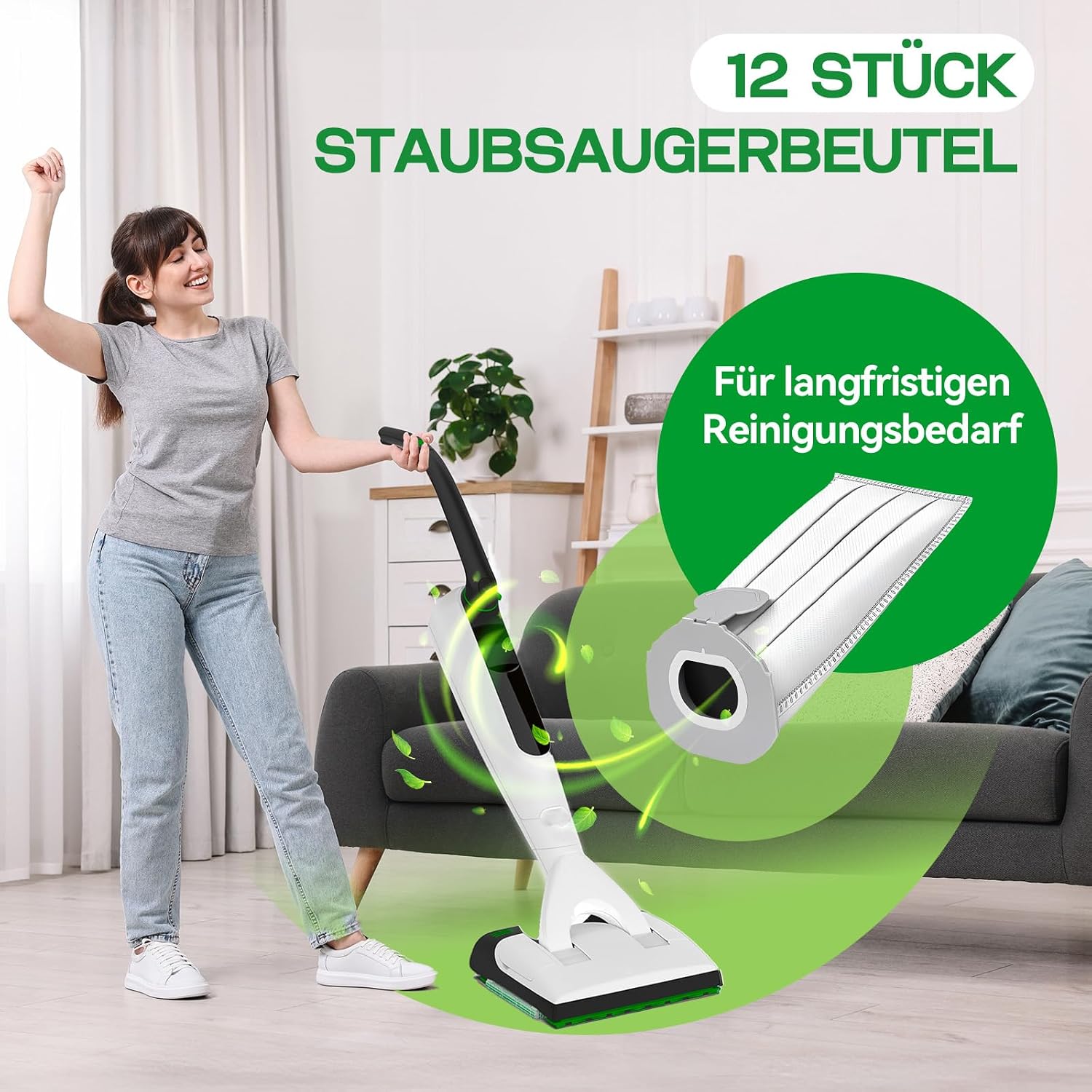 Thumbnail 5 de Vorwerk Kobold VK7 FP7 12 Staubsaugerbeutel đź§ą