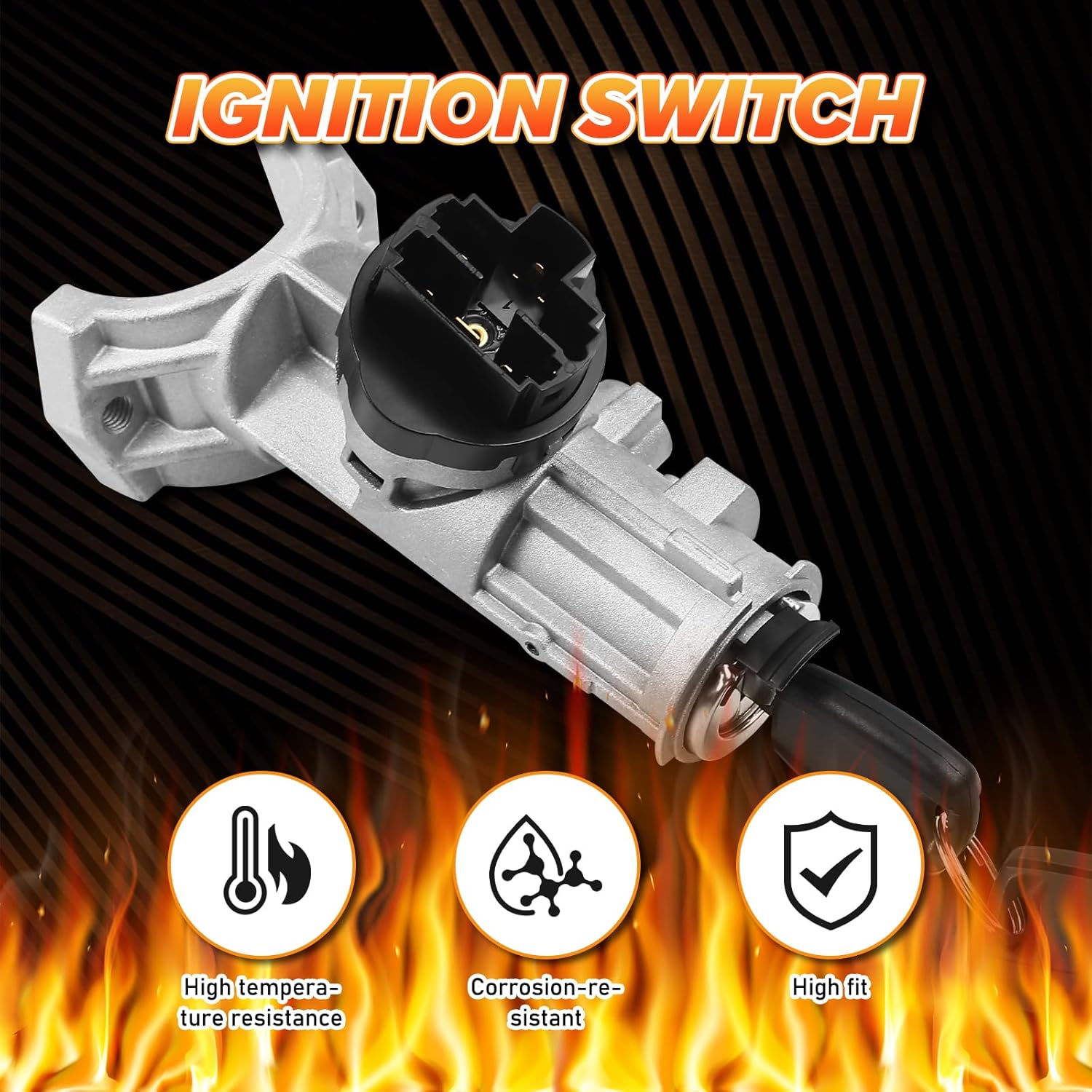 Thumbnail 4 de MaxAwe Ignition Lock Starter Switch Barrel (5 Pins) – 2 Keys for Fiat Ducato, Peugeot Boxer, Citroen Jumper/Relay/Dispatch (2006+)
