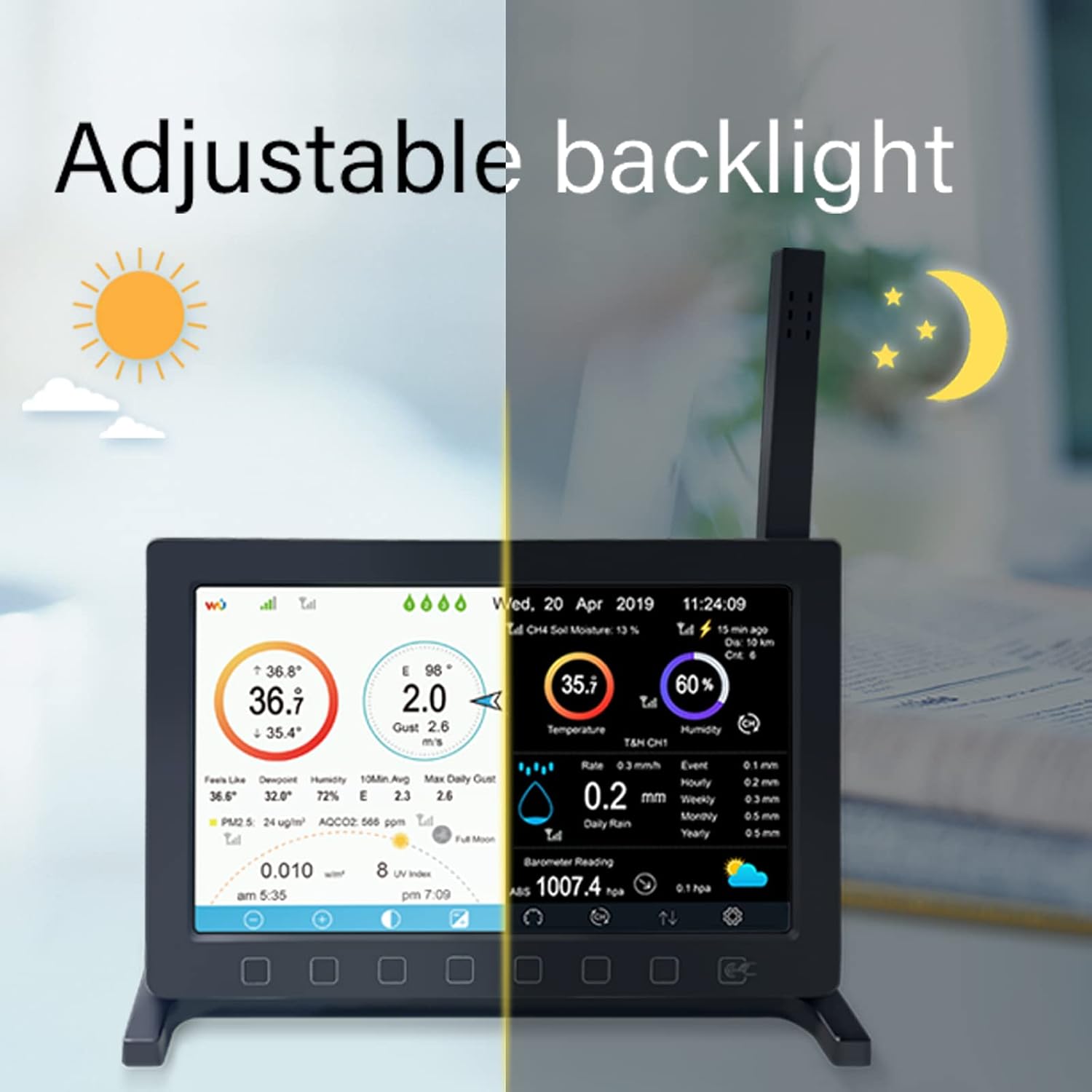 Thumbnail 6 de ECOWITT HP2564 7‑in‑1 weather station