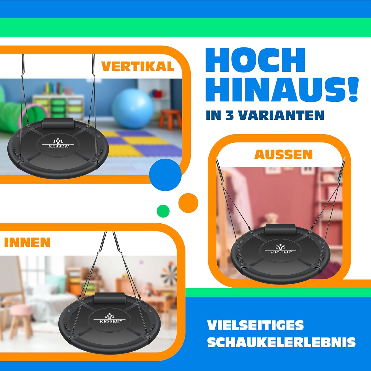 Thumbnail 4 de KESSER Nestschaukel Ø120 cm